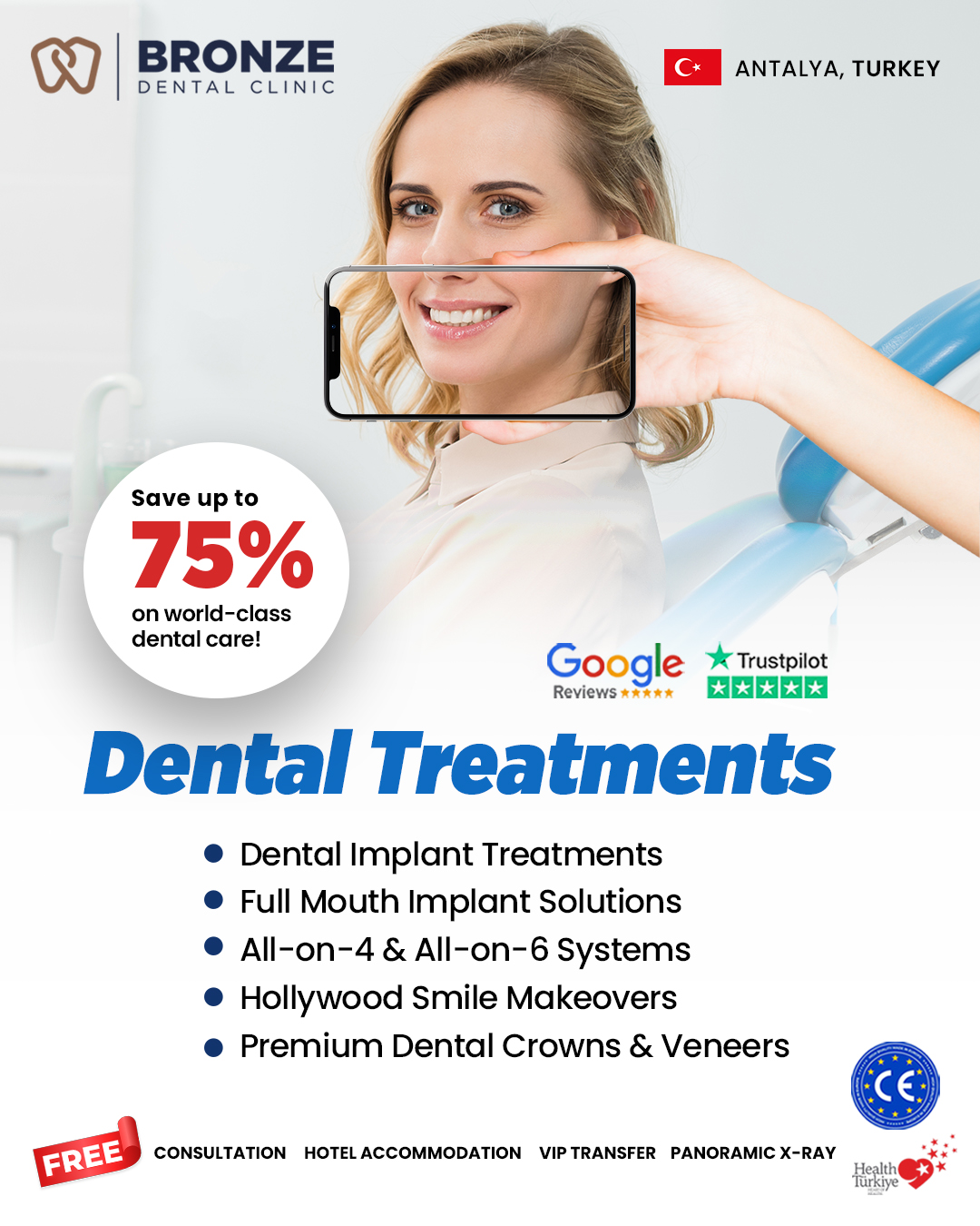 Bronze Dental Clinic Facebook ad