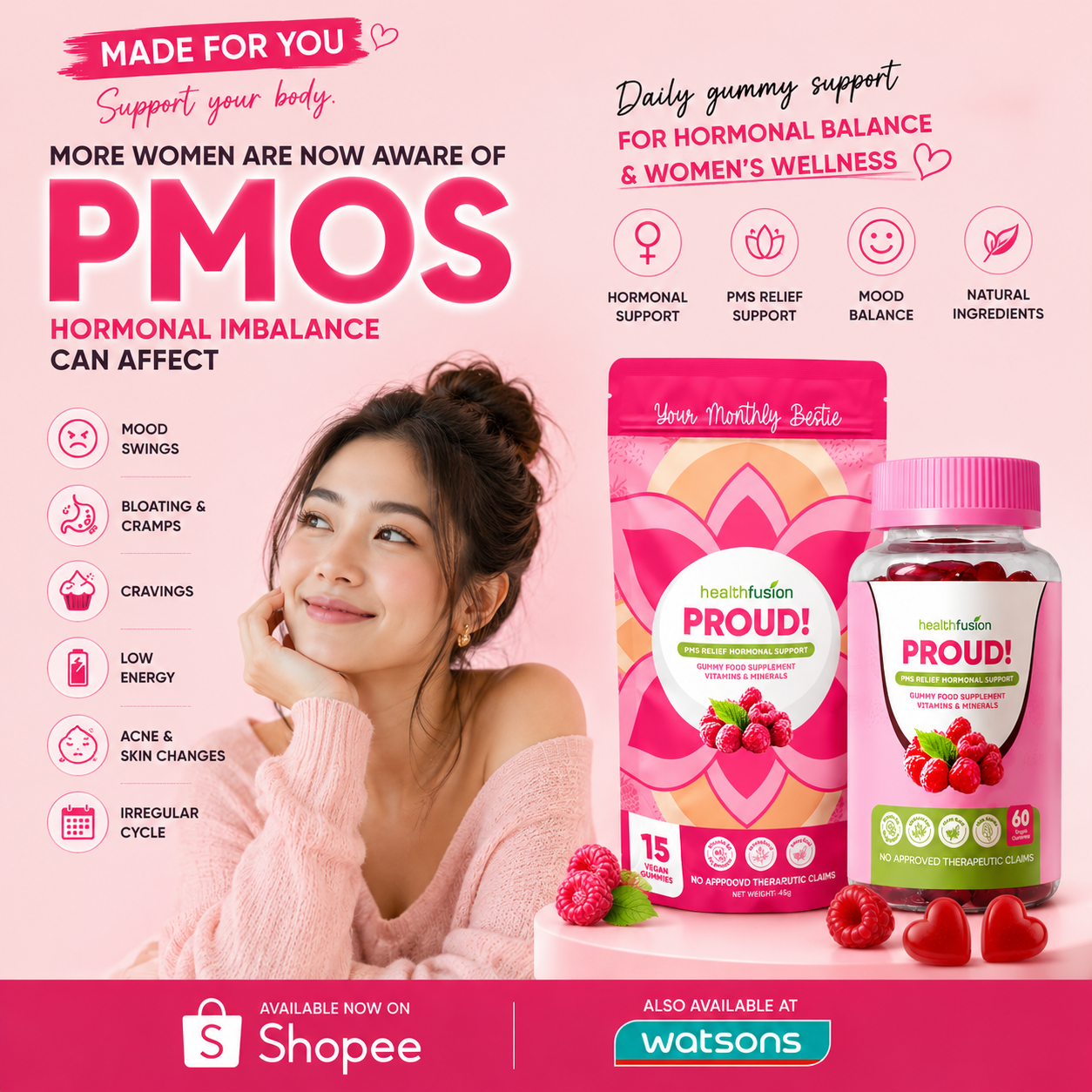 Health Fusion Facebook ad: It might be more than just PMS.