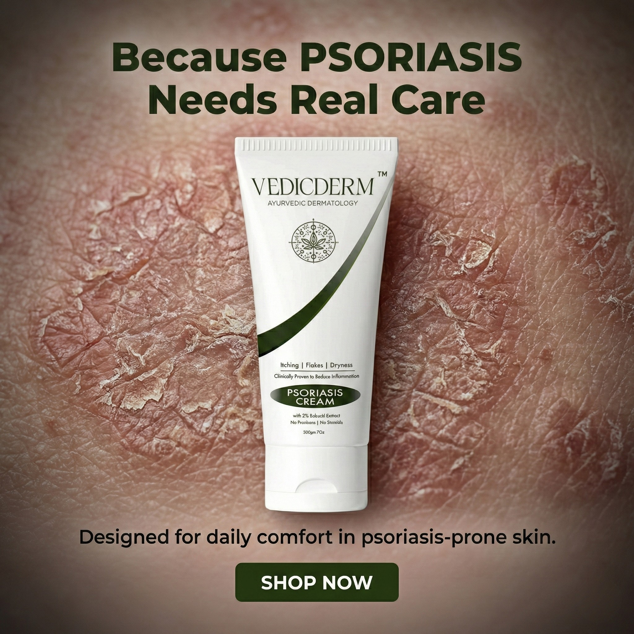 VedicDerm Facebook ad