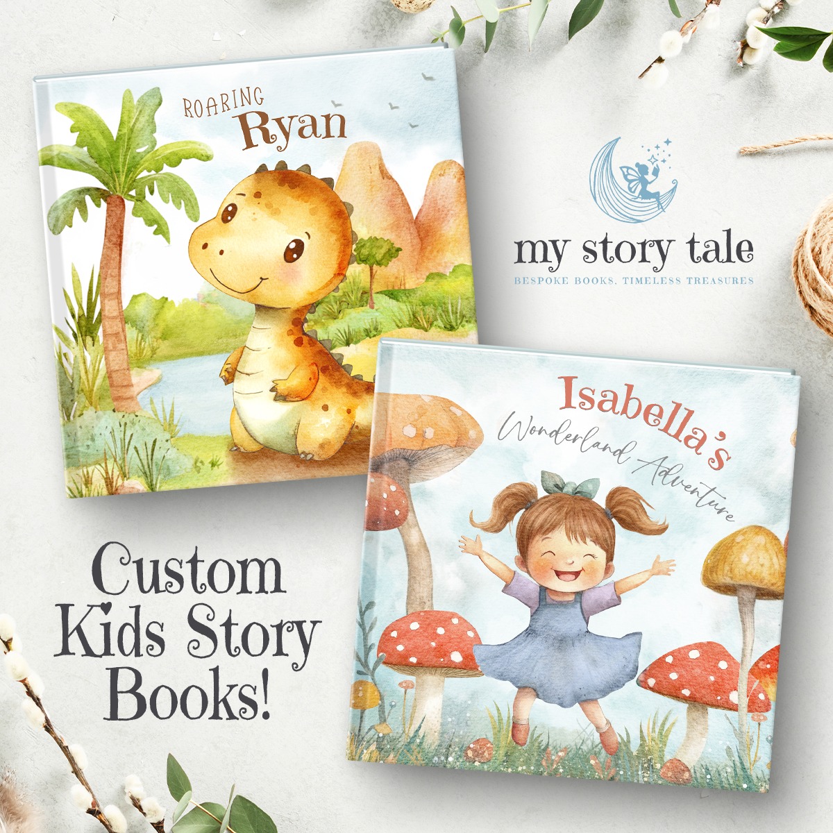 My Story Tale Books Facebook ad: Made With Love - Ships Fast