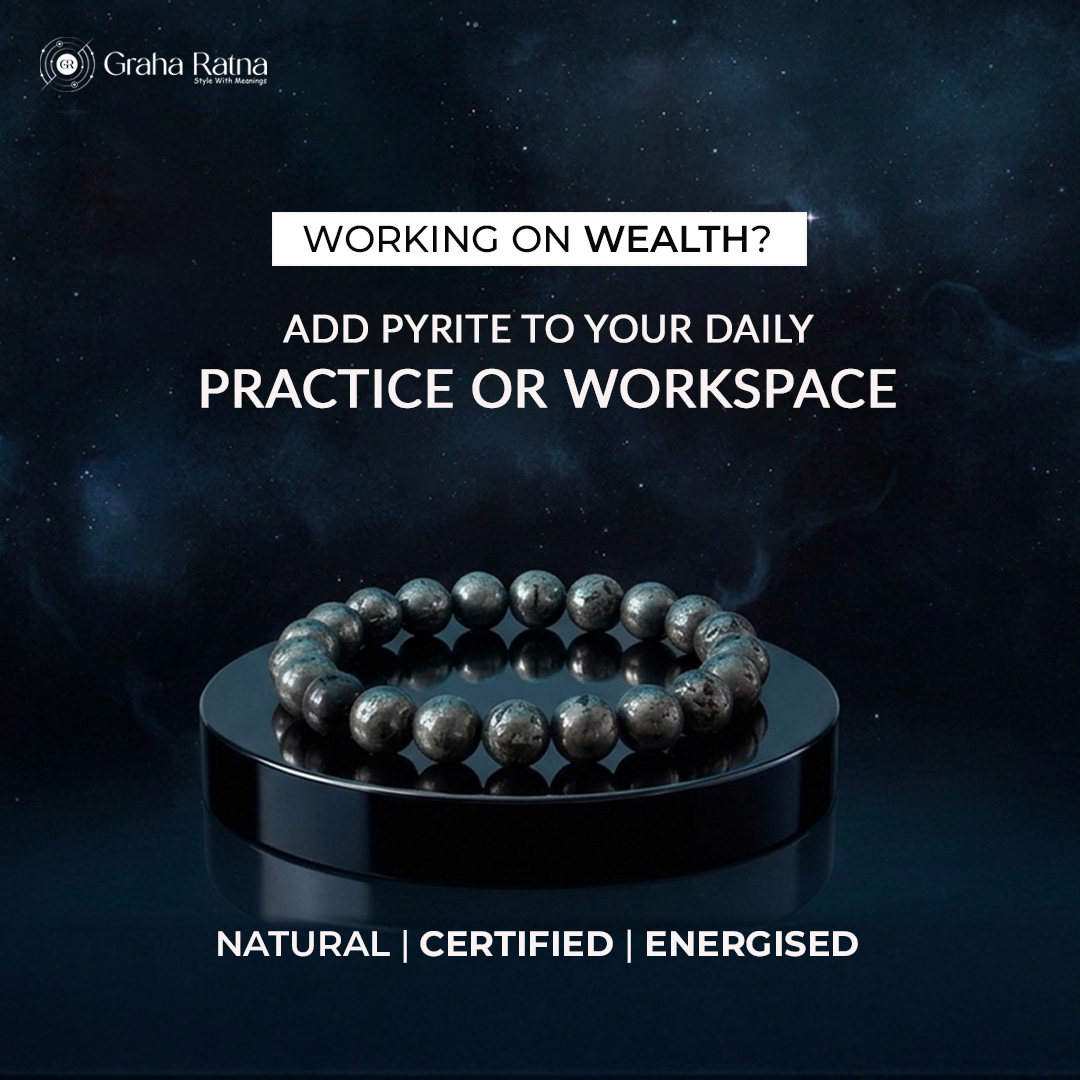 Graha Ratna Facebook ad: Attract Wealth with Natural Pyrite