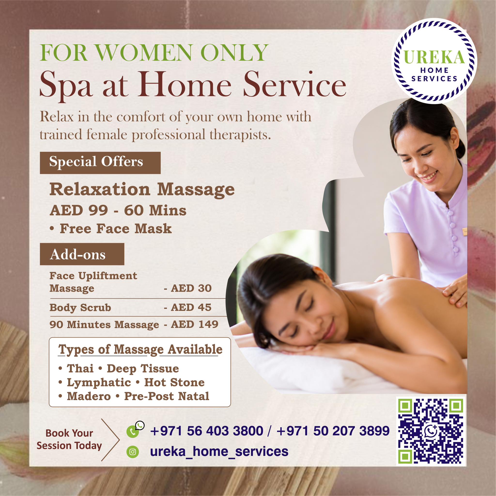 Ureka Home Services Facebook ad from May 8, 2026