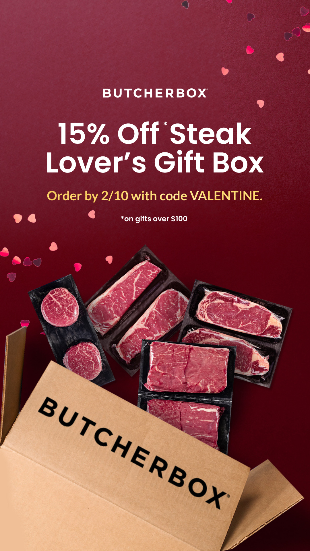 ButcherBox Facebook ad