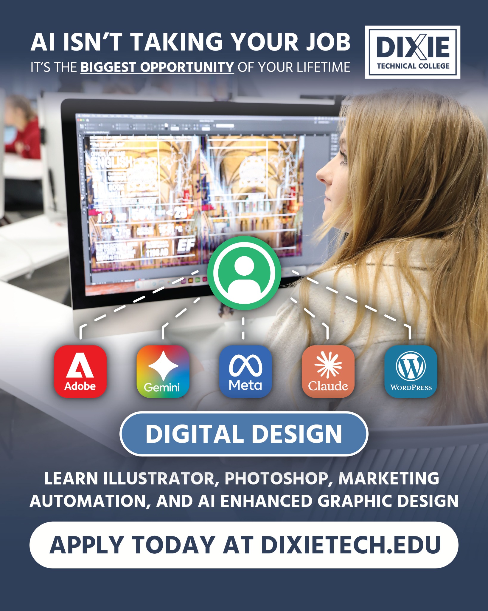 Dixie Technical College Facebook ad