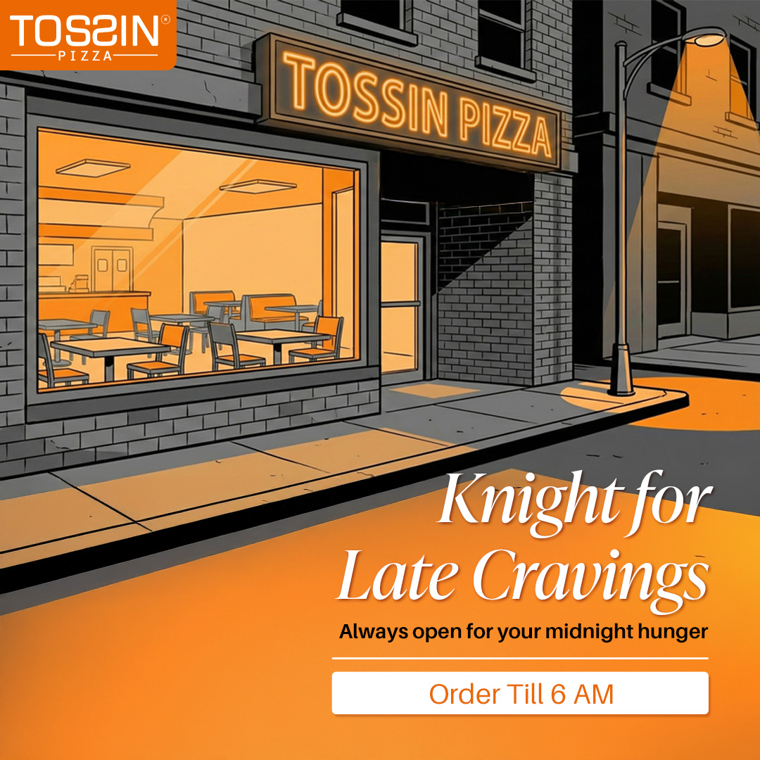 Tossin Pizza India Facebook ad