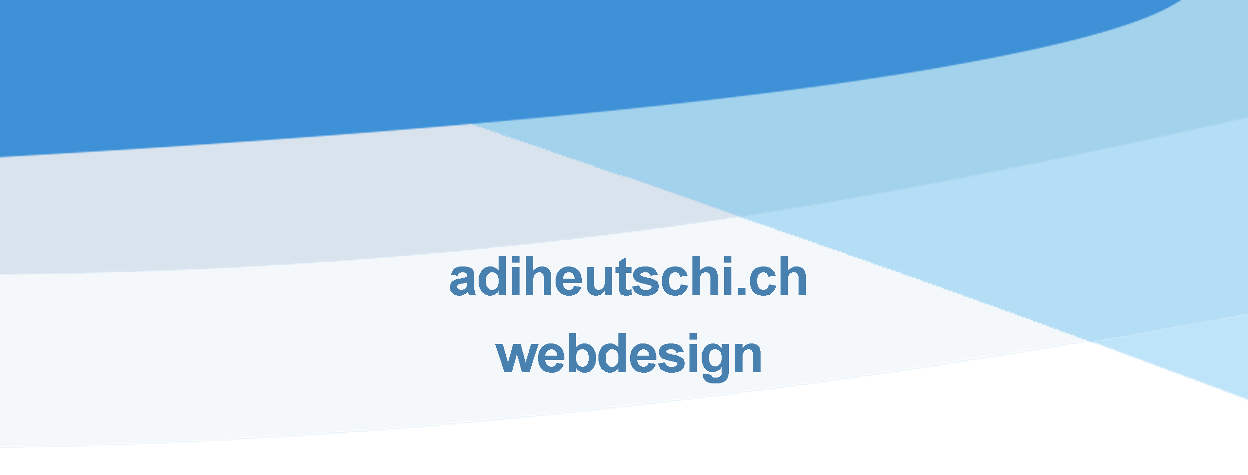 adiheutschi.ch - webdesign Facebook ad: Ich habe mich darauf spezialisiert, die Web-Präsenz für…