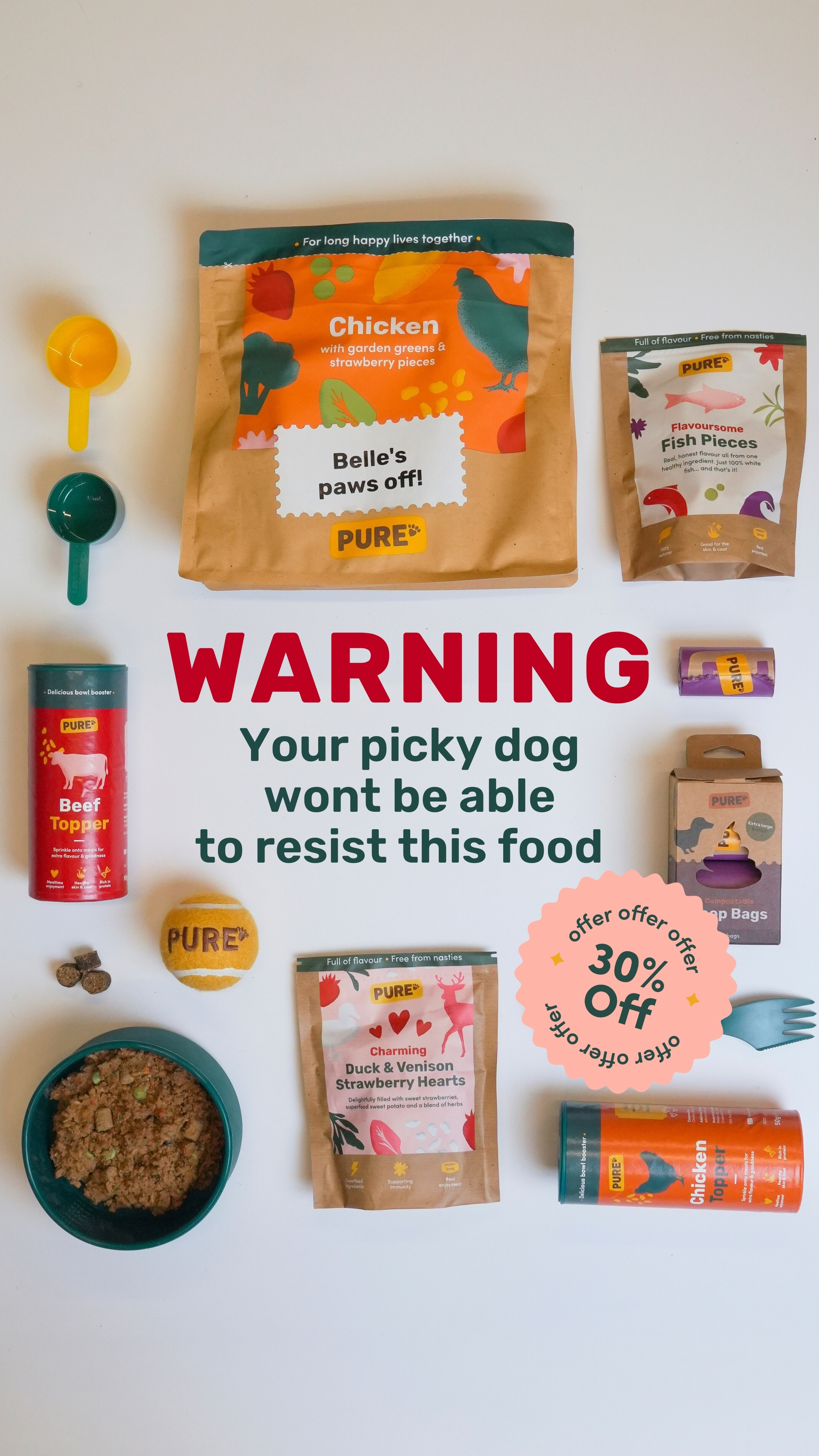 Pure Pet Food Facebook ad