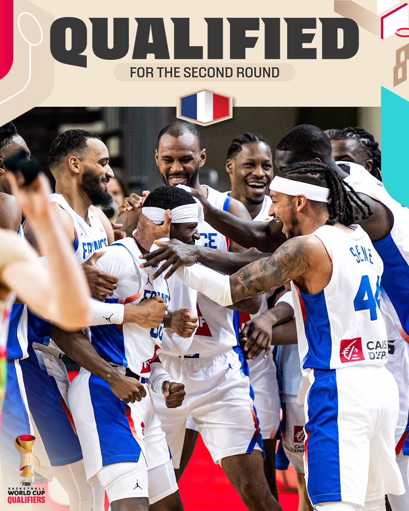 FIBA Basketball World Cup Facebook ad: France advance with double over Hungary