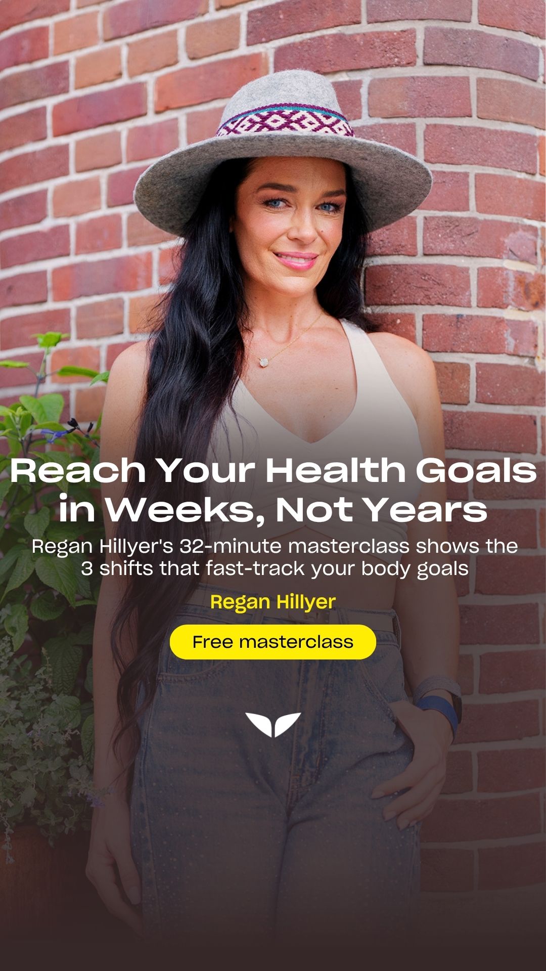 Mindvalley Facebook ad: Free Masterclass by Regan Hillyer