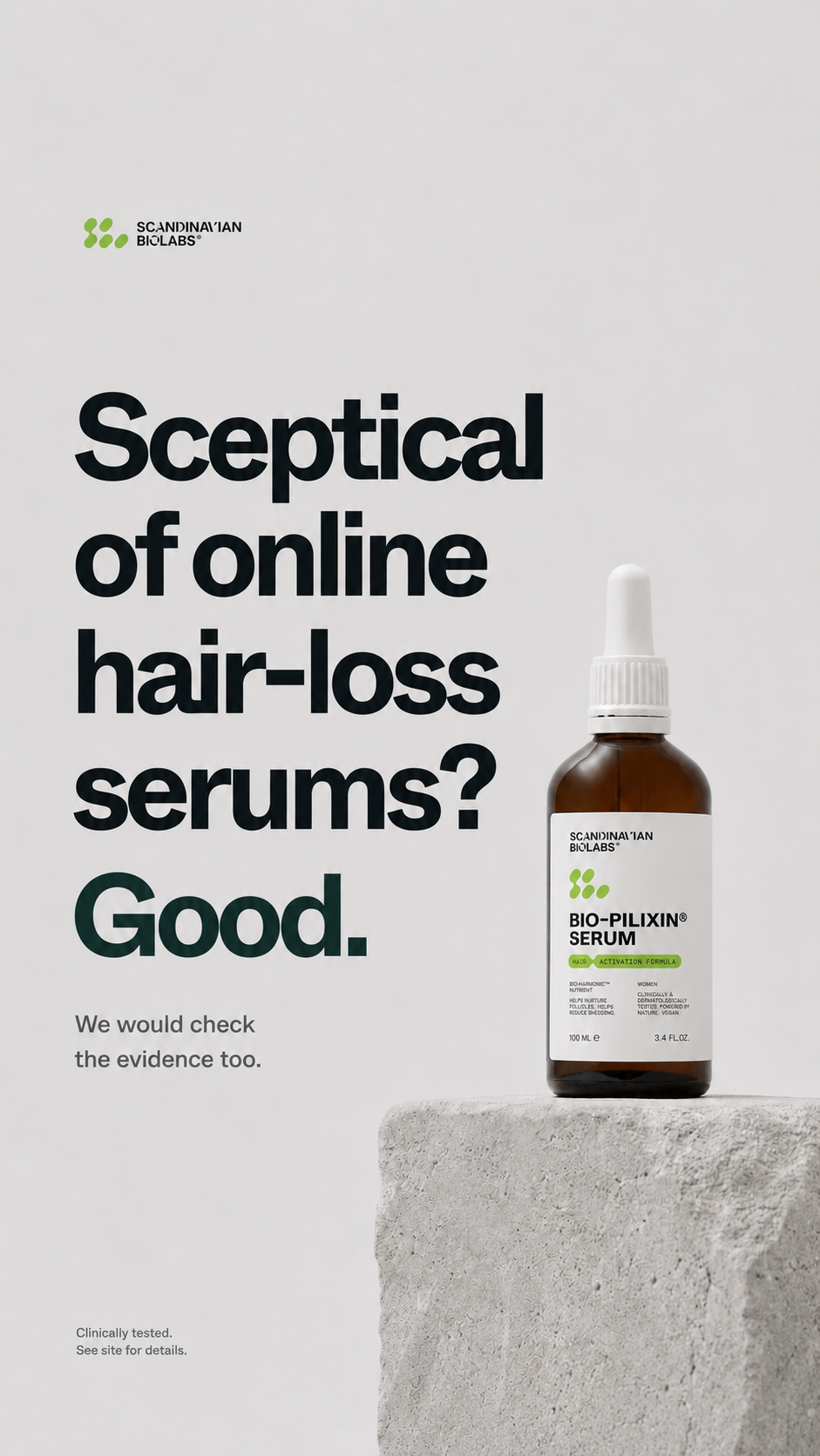 Scandinavian Biolabs Facebook ad
