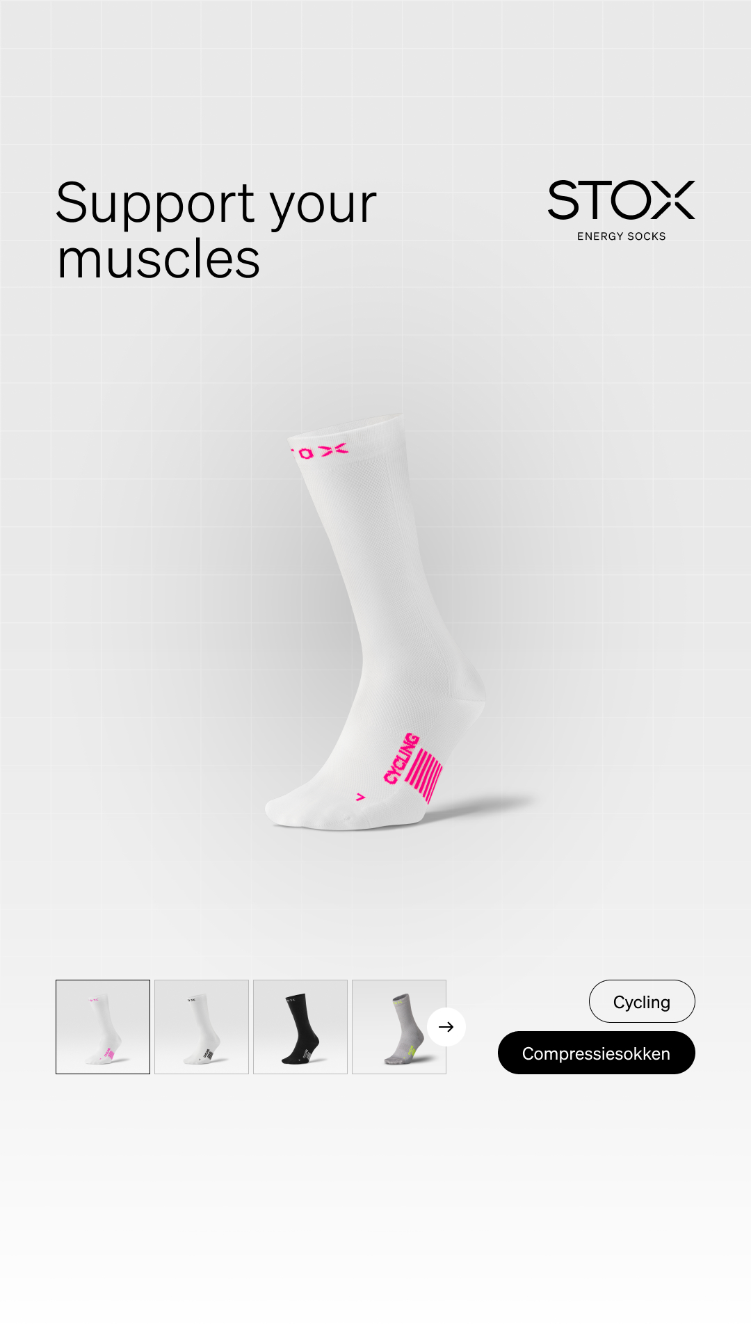 STOX Energy Socks Facebook ad