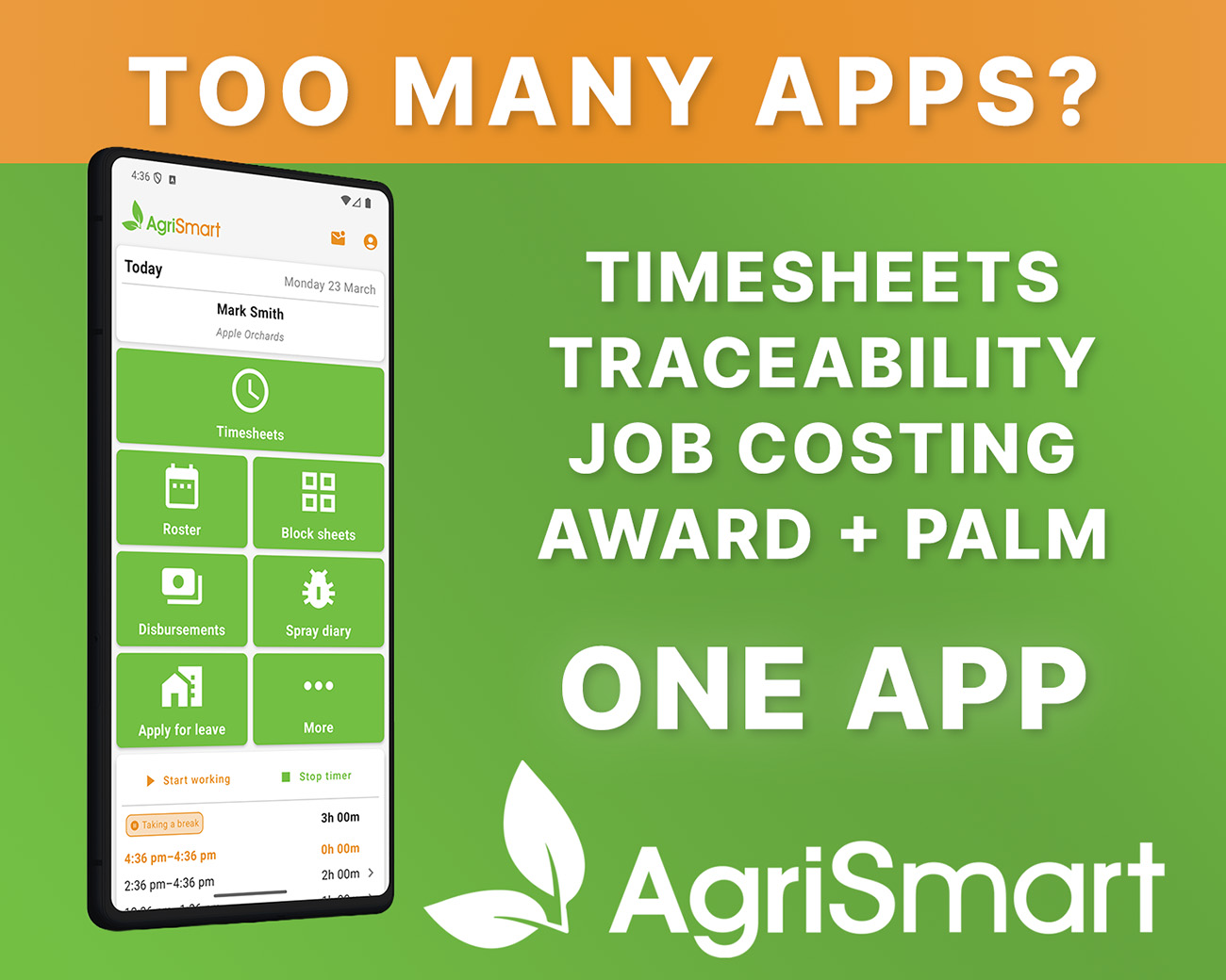 AgriSmart Facebook ad: Built for Australian ag teams