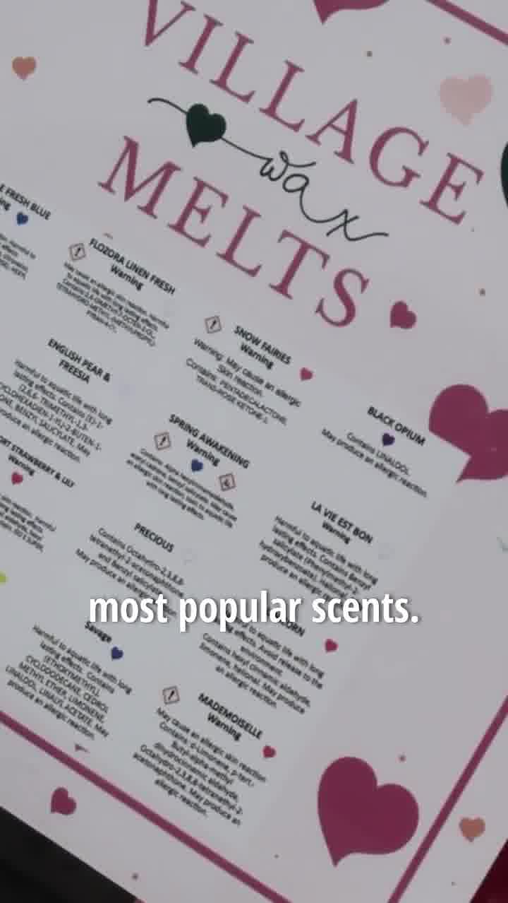 Village Wax Melts Facebook ad: Your New Favourite Scent Awaits