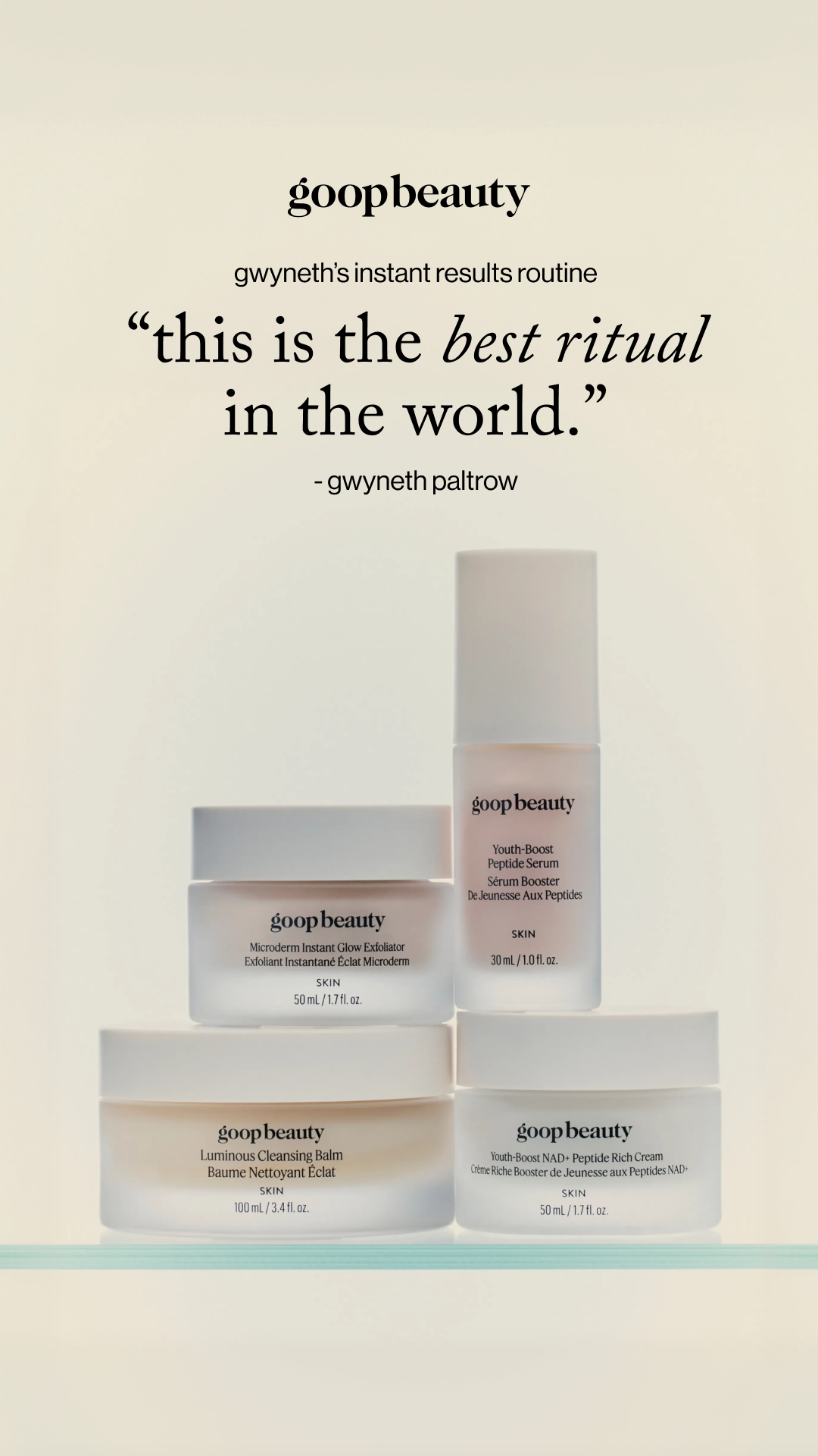 goop Facebook ad