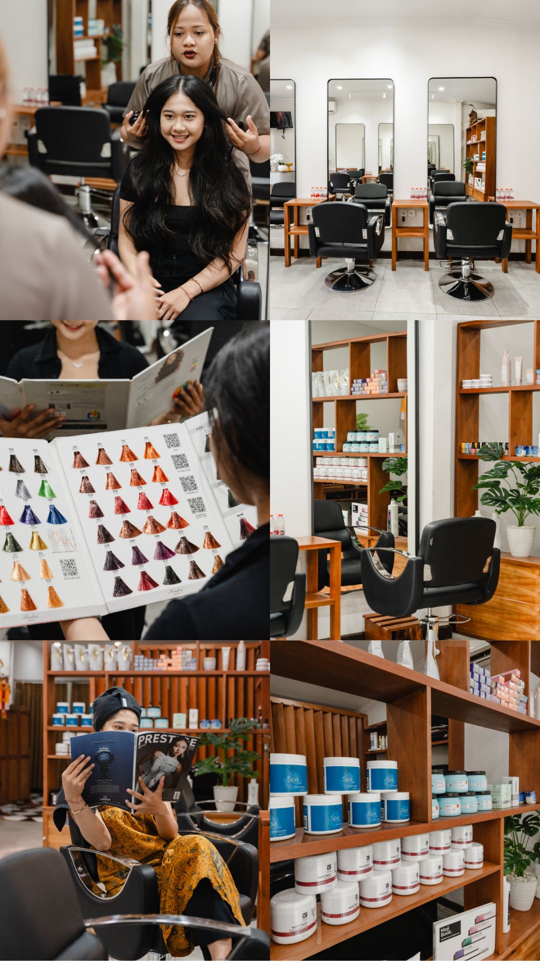 Bliss Salon Ubud Facebook ad: Escape the busy day and unwind at Bliss…