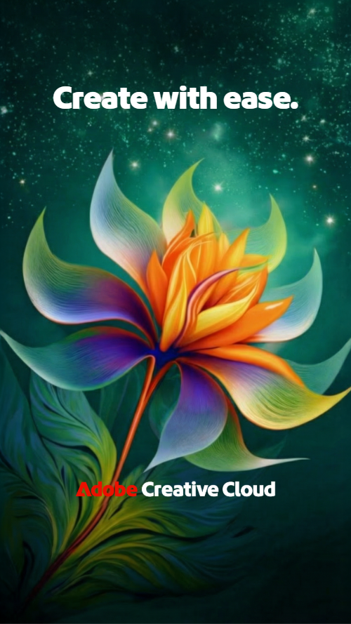 Adobe Creative Cloud Facebook ad