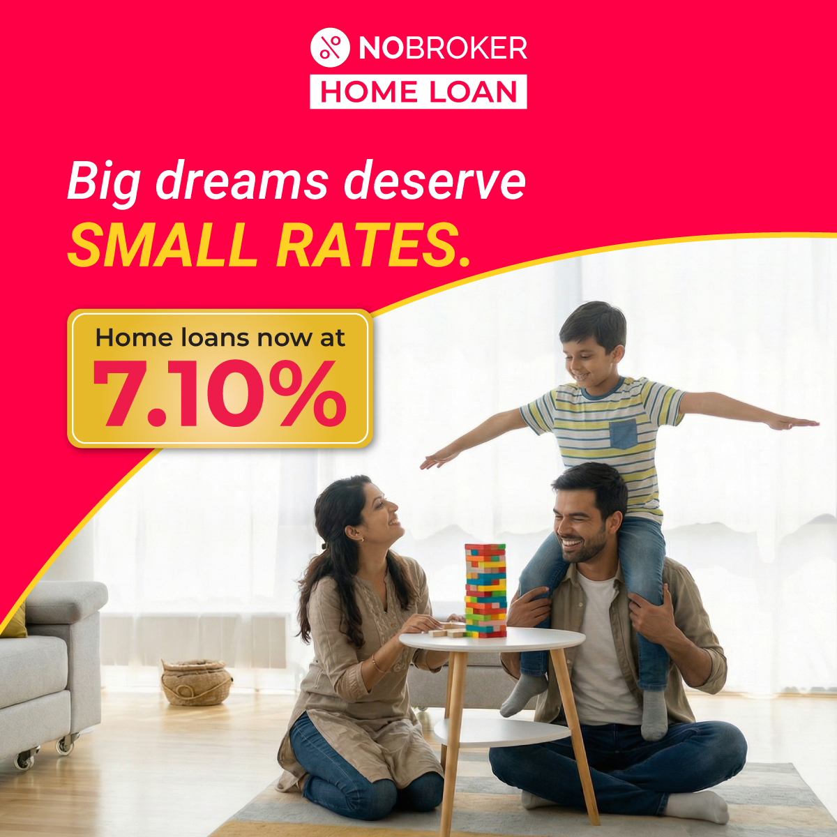NoBroker.com Facebook ad