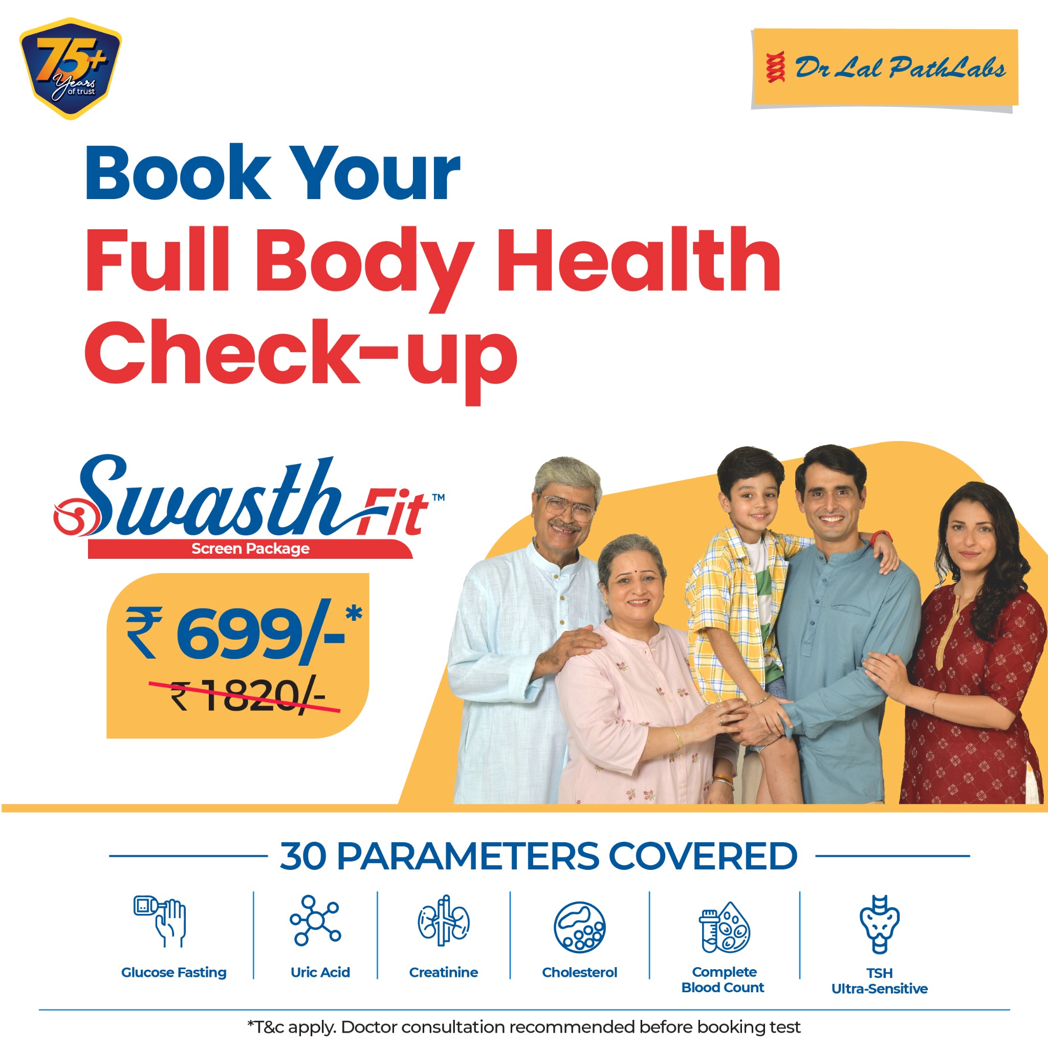Dr Lal PathLabs Facebook ad from Apr 23, 2026