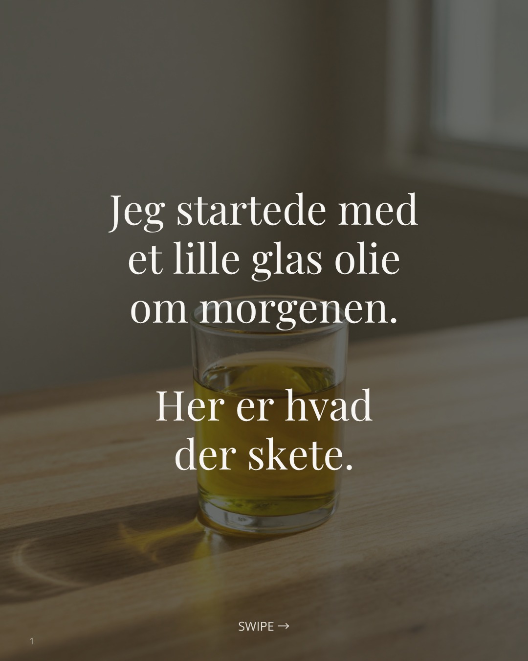 OliveOlive Facebook ad: Hvornår smagte du sidst på din olivenolie i…