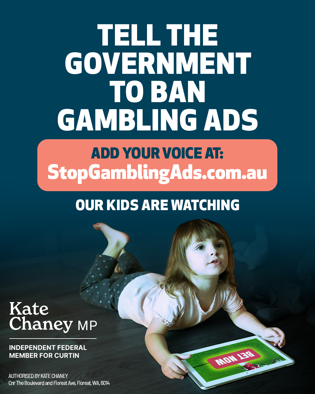 Kate Chaney MP Facebook ad from Jul 19, 2026