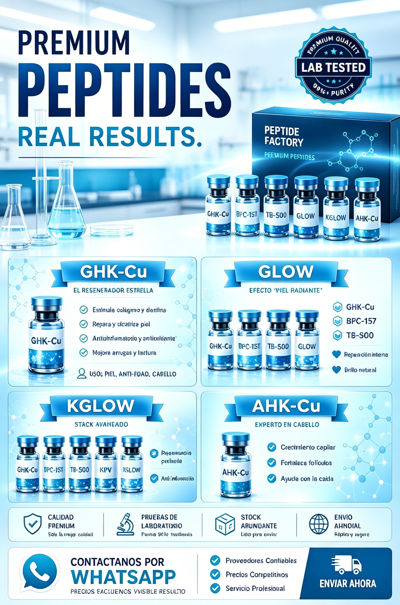 Thomas Arnaud Will Heyman Facebook ad: 99.5% Ultra-High Purity Peptides |Factory Direct B2B
