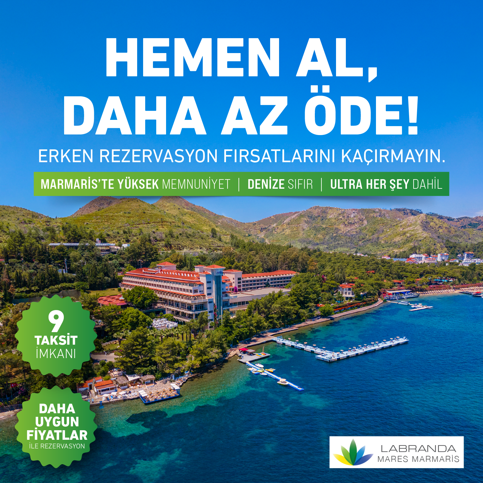Labranda Mares Marmaris Facebook ad from Jul 3, 2026