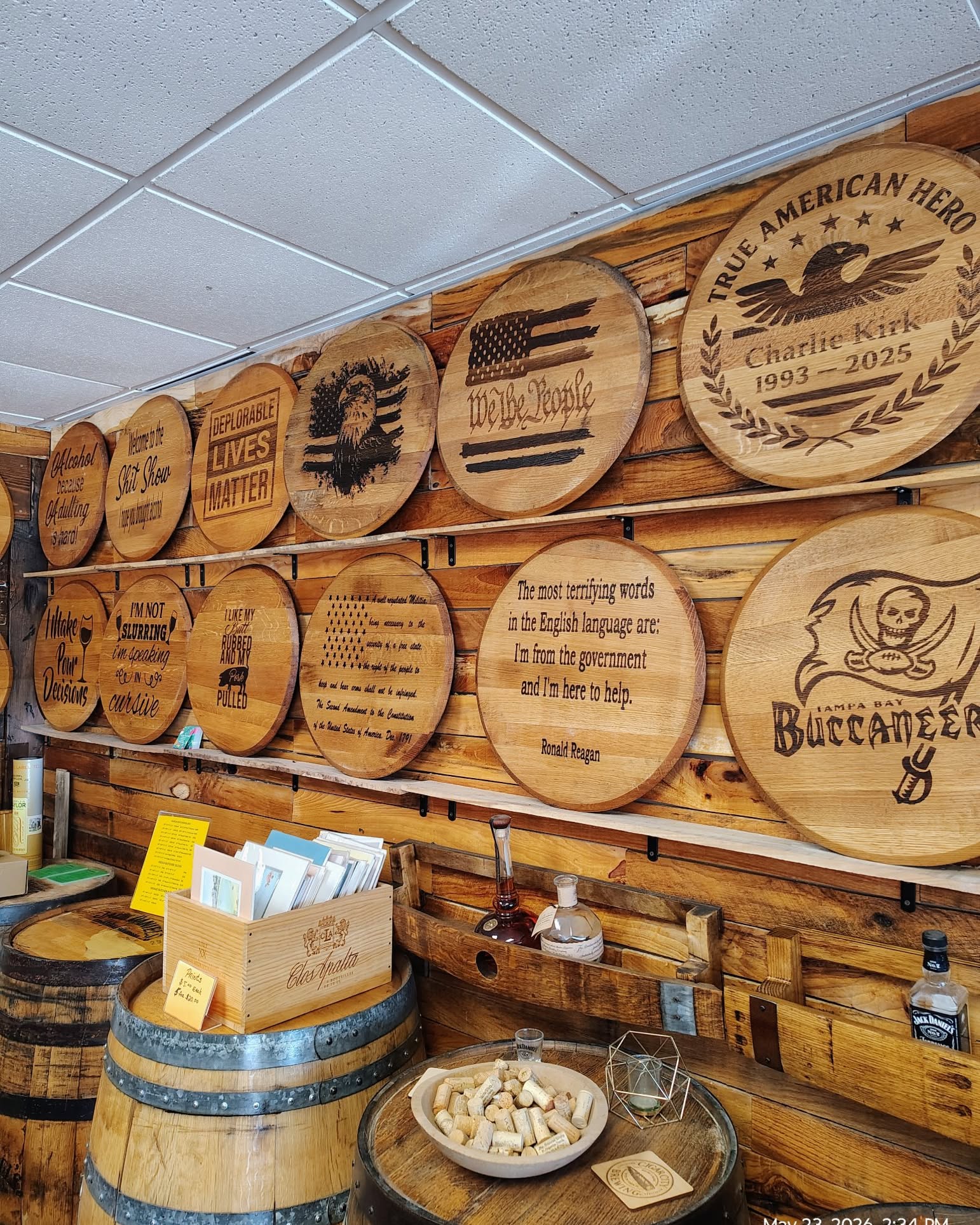 Ron Jackson Facebook ad: Custom Laser Engraving Cutting Boards Coasters Signs