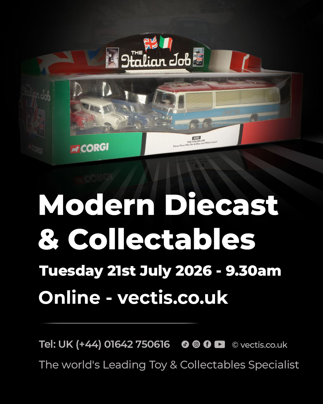 Vectis Toy and Collectables Auctions Facebook ad: Vectis Auctions | Modern Diecast & Collectables