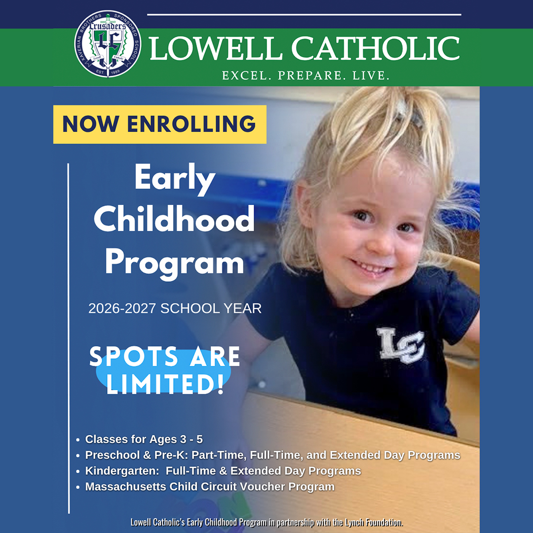 Lowell Catholic Facebook ad