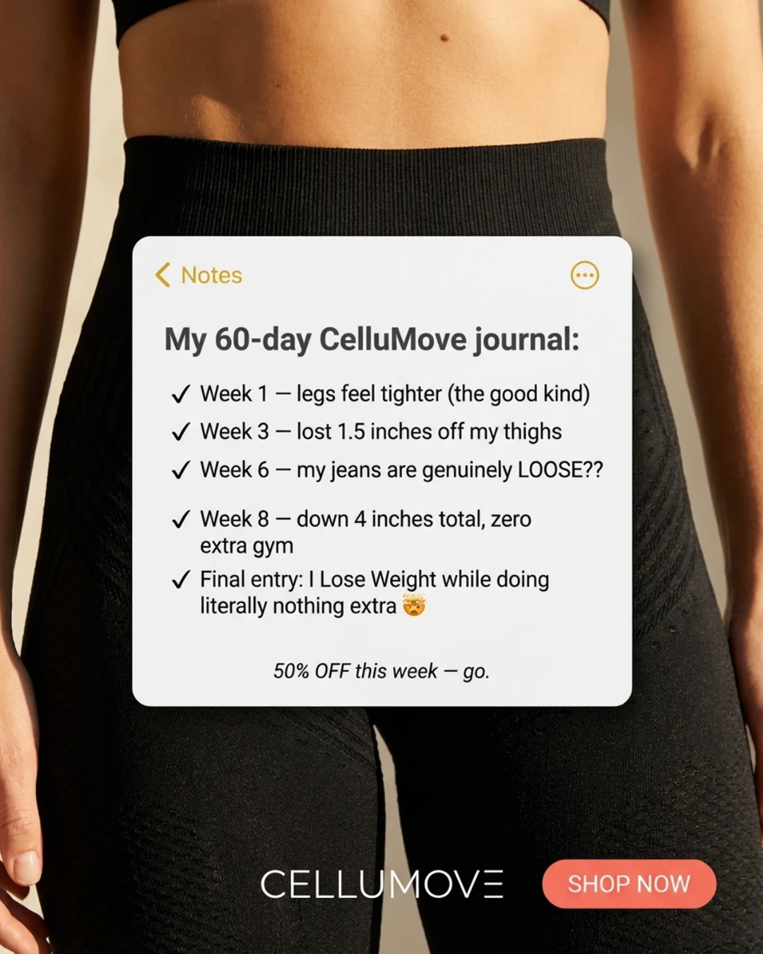 Cellumove Fitwear Facebook ad