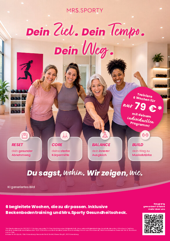 Mrs.Sporty Klosterneuburg Facebook ad