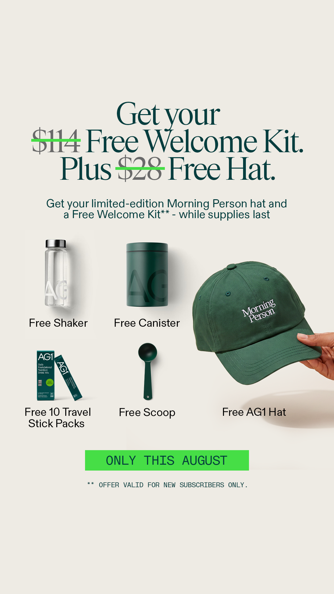 AG1 by Athletic Greens Facebook ad