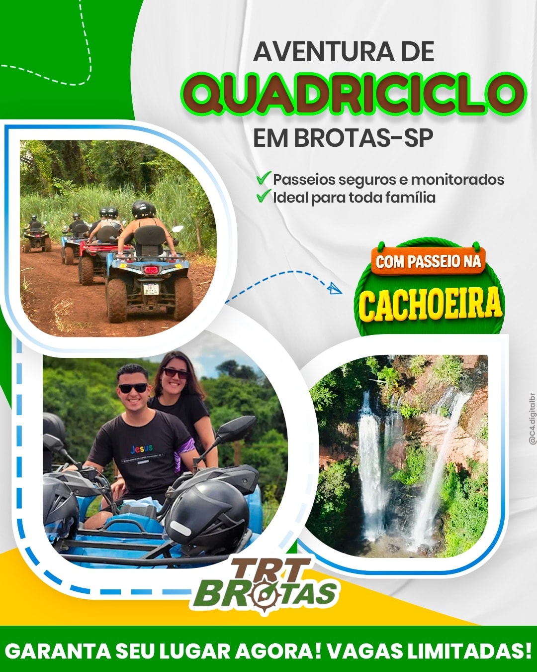 Agencia TRT Brotas Facebook ad: Viva a emoção de pilotar um quadriciclo em…
