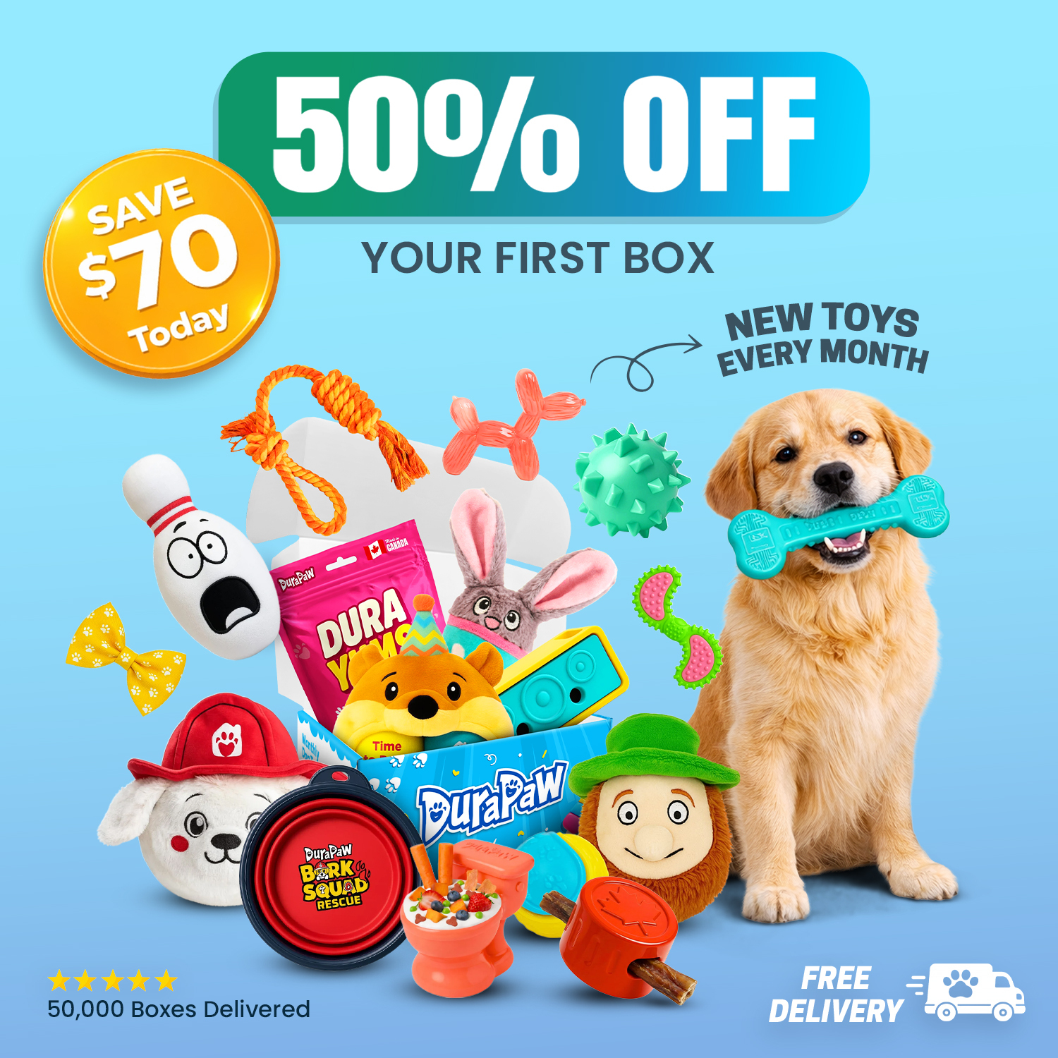 DuraPaw Facebook ad