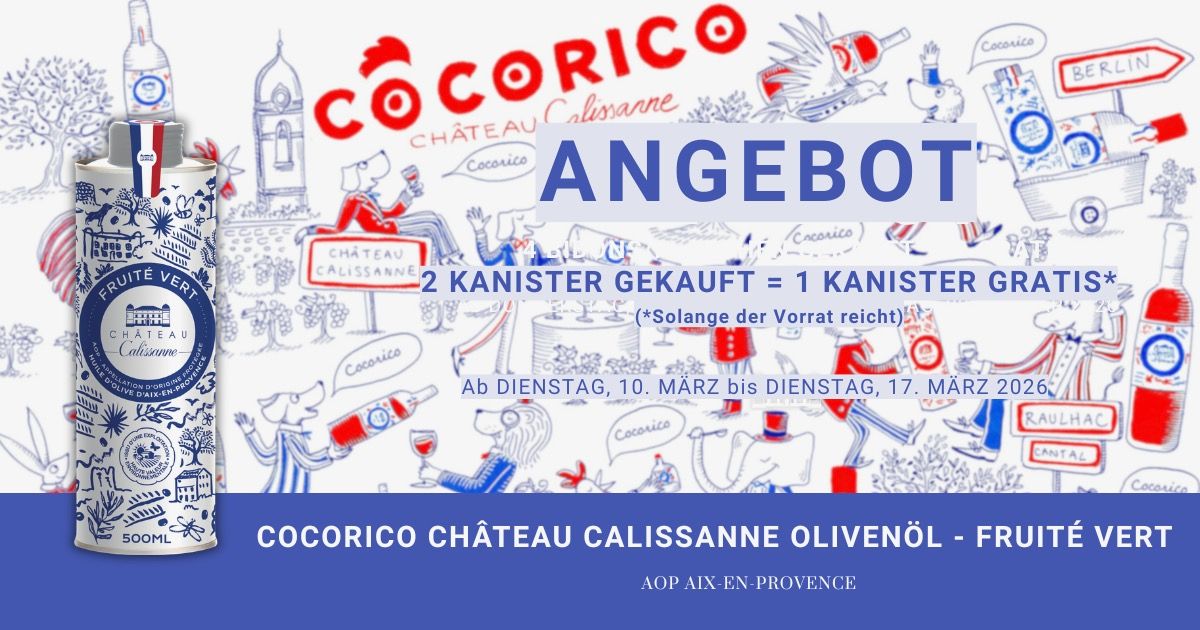 Chateau Calissanne Berlin Facebook ad: SONDERAKTION 10.03. - 17.03.2026