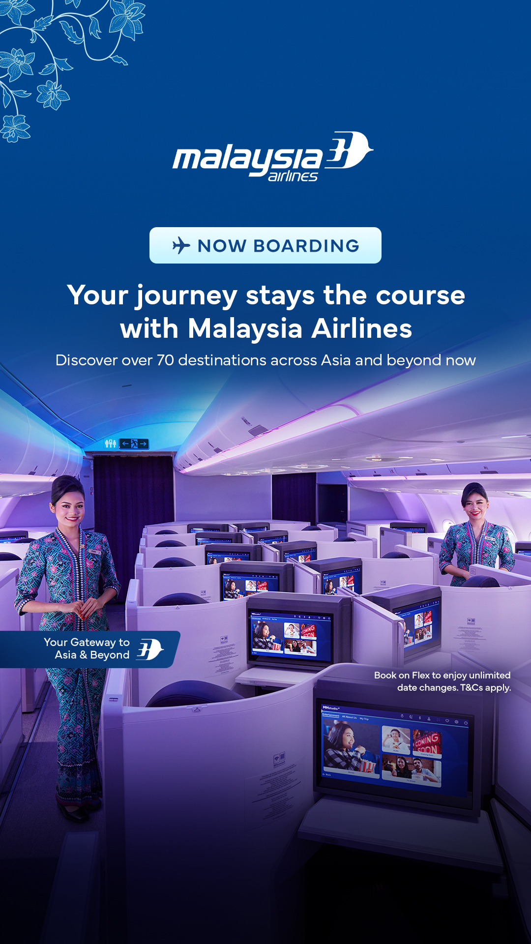Malaysia Airlines Facebook ad