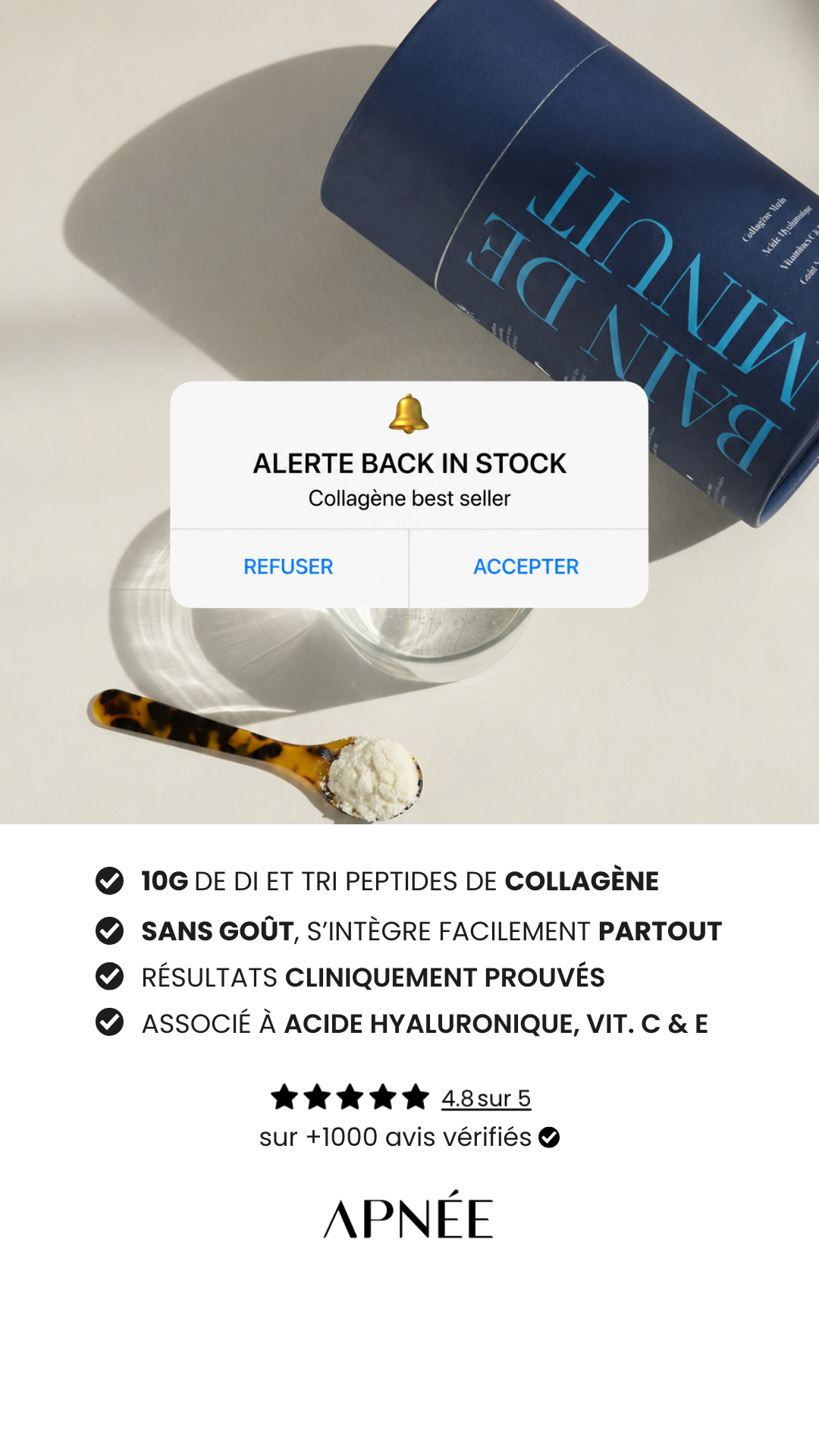 Apnée Paris Facebook ad
