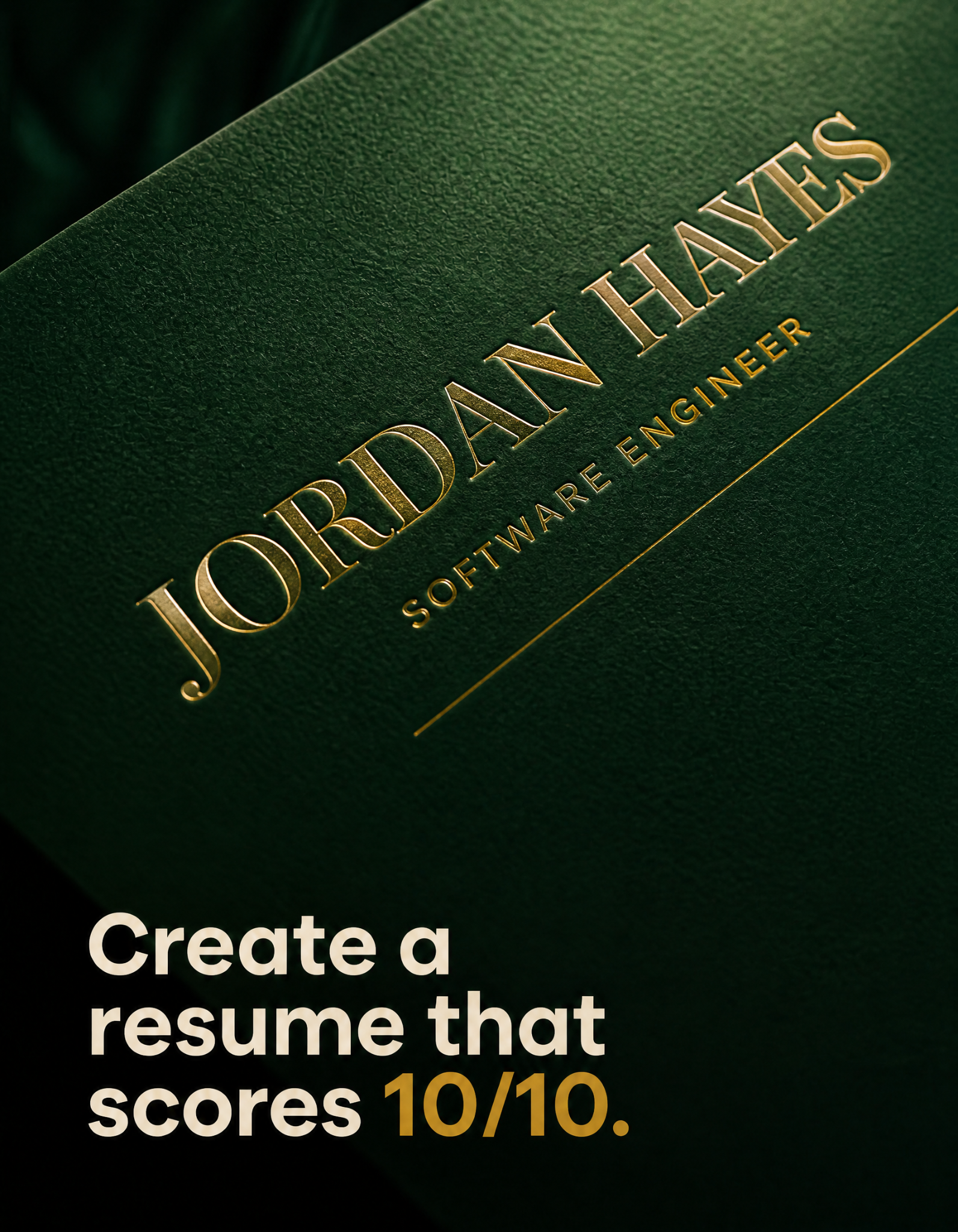 Elegant CV Facebook ad
