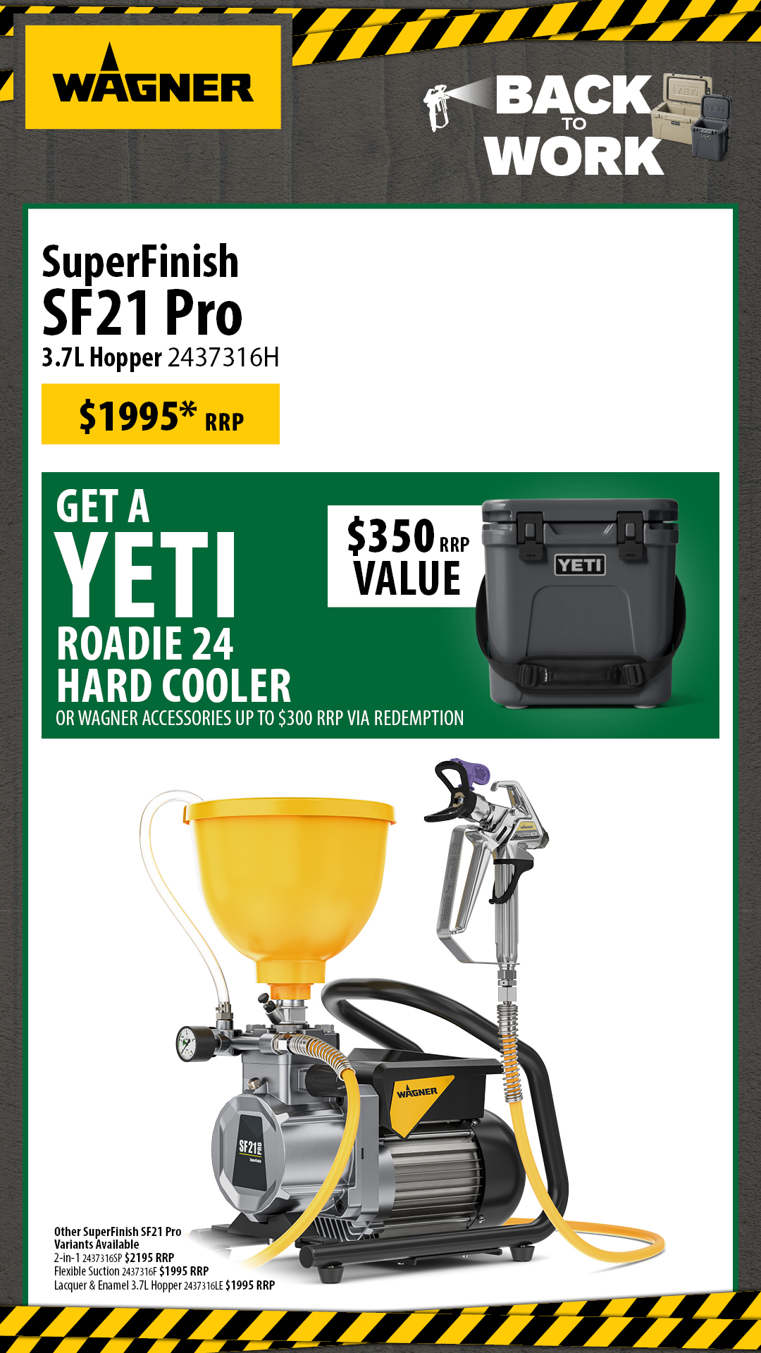 Wagner Australia Professionals Facebook ad from Feb 2, 2026
