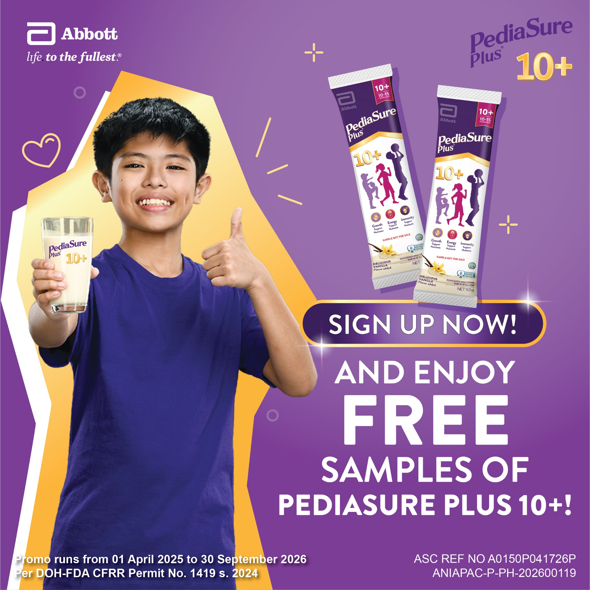 Alagang Abbott Facebook ad