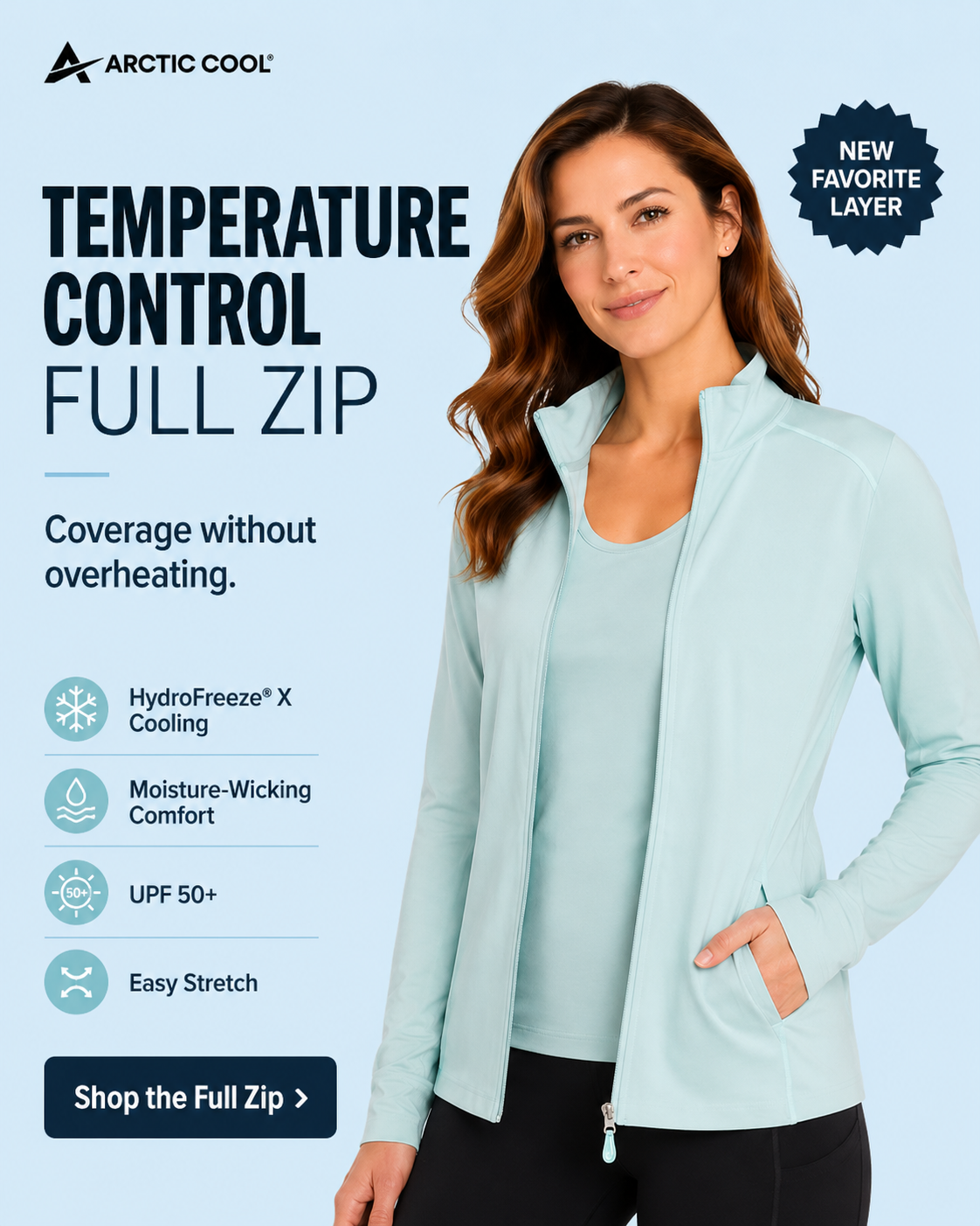 Arctic Cool Facebook ad