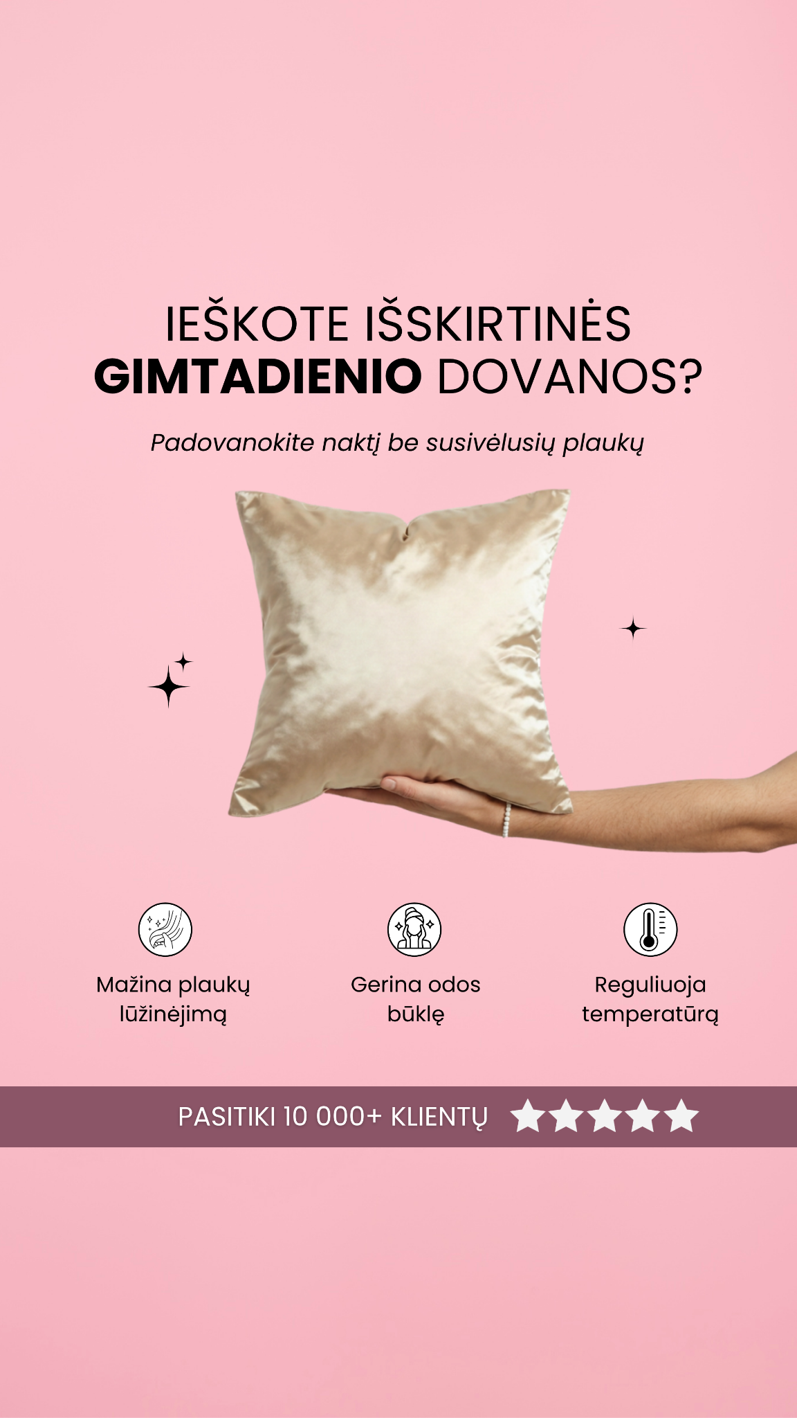 SilkEra Facebook ad: Užteks dovanoti vokelius! Padovanok kasdienę emociją!