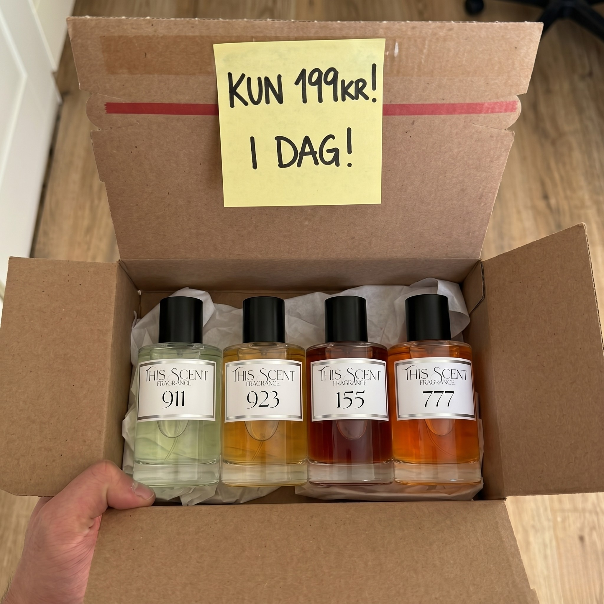 This Scent Facebook ad: Parfumer der dufter dyrt uden prisen