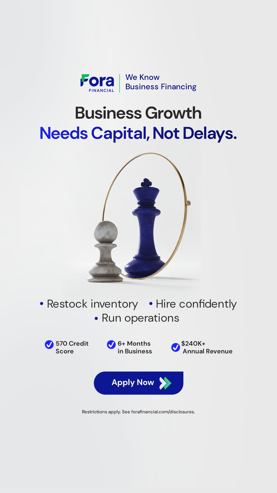 Fora Financial Facebook ad