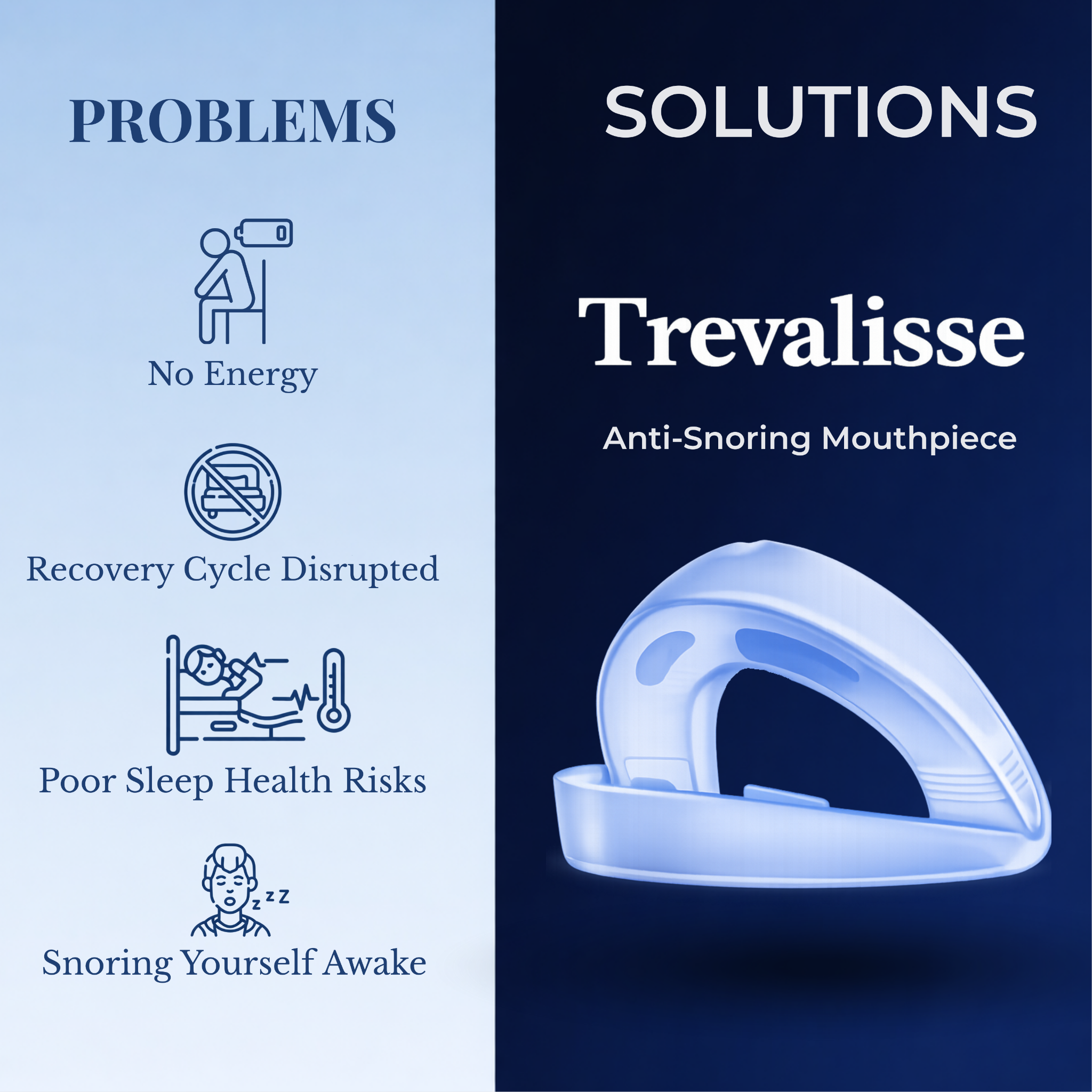 Trevalisse Facebook ad: Trevalisse Anti-Snoring Mouthpiece Universal Size
