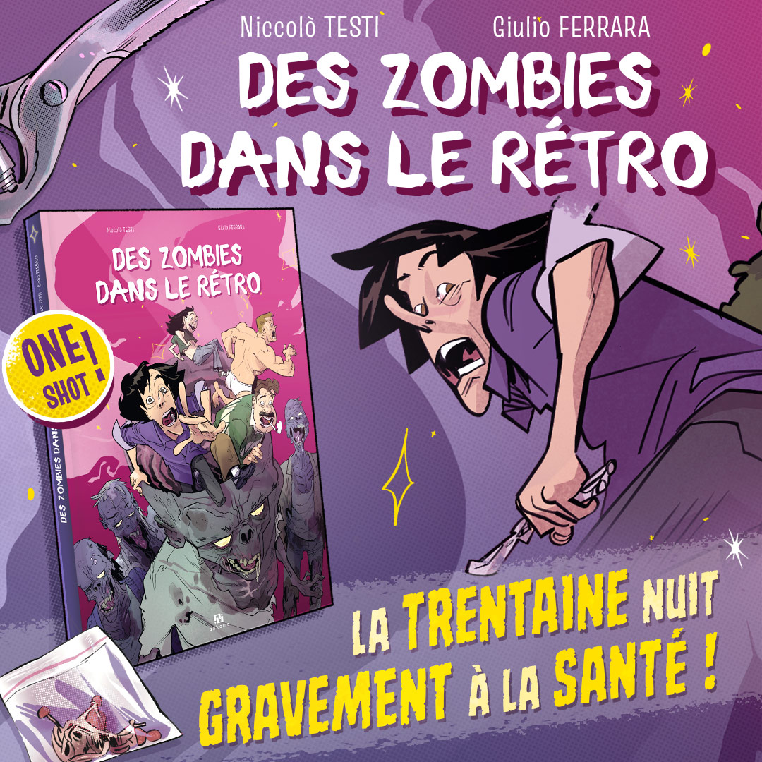 Ankama Editions Facebook ad: Des zombies dans le rétro