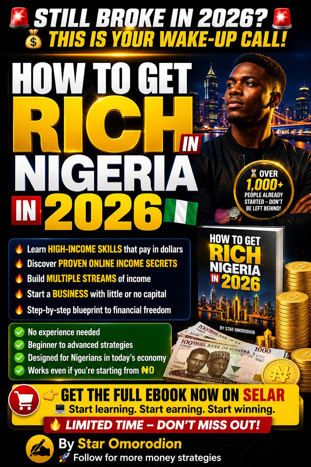 Starglobaltv Facebook ad: Buy How To Get Rich In Nigeria In 2026 by Star Omorodion…