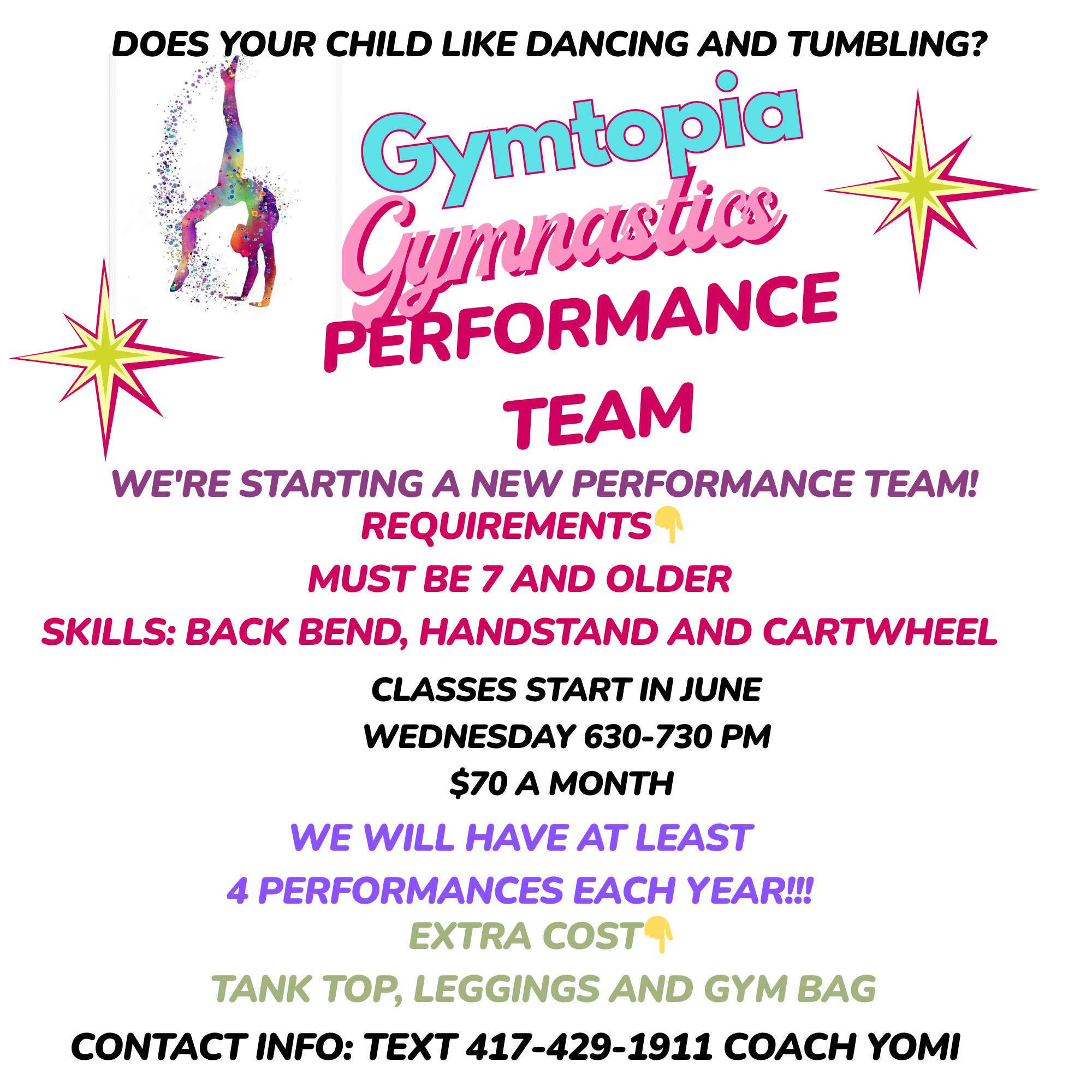 Gymtopia Gymnastics Facebook ad: Gymtopia Gymnastics