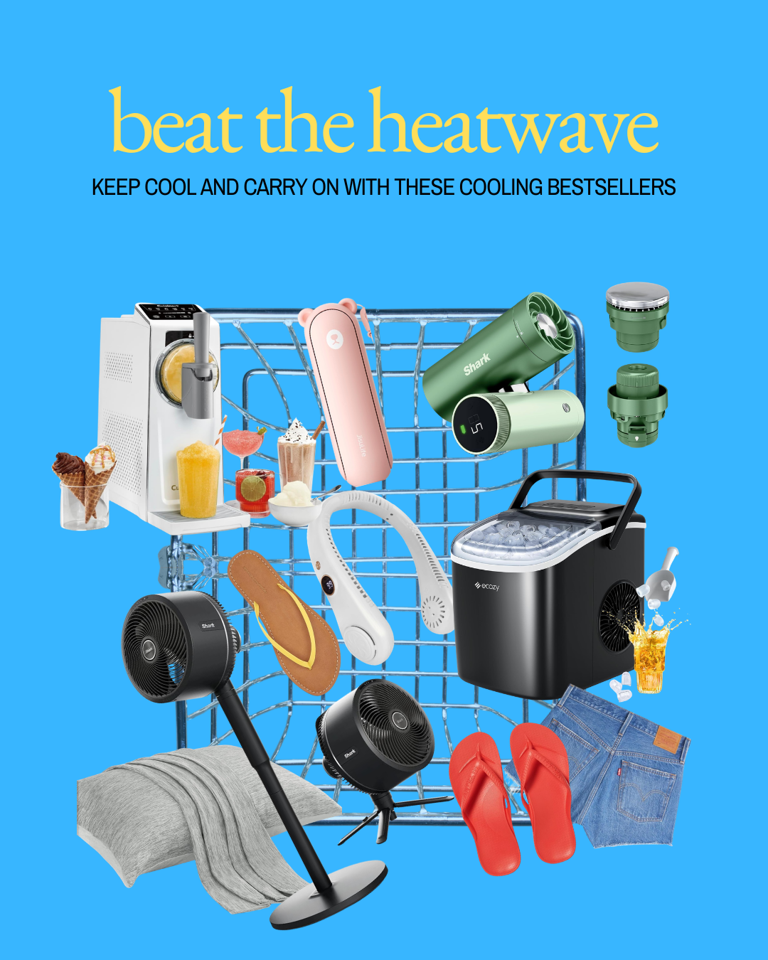 thefoldinglady Facebook ad: keep cool products