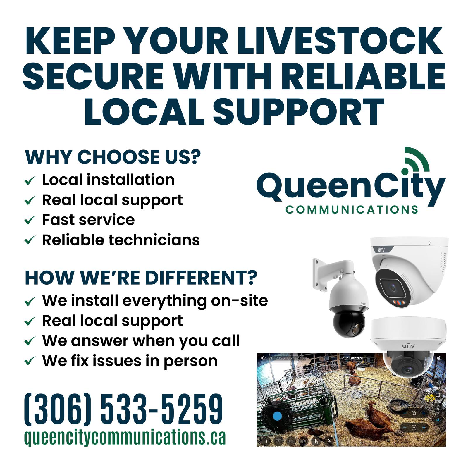 Queen City Communications  Facebook ad